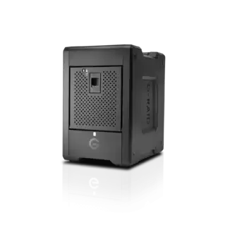 Sandisk Professional G-Raid Shuttle 4 Thunderbolt 3 HDD Left Angle